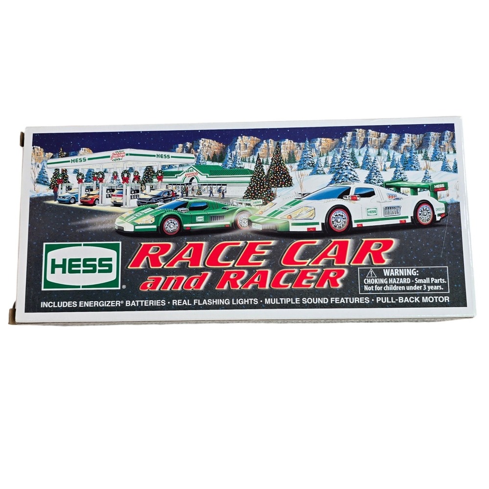 2009 Hess‎ Race Car and Racer Toy Set with Lights and Sounds New in Box
